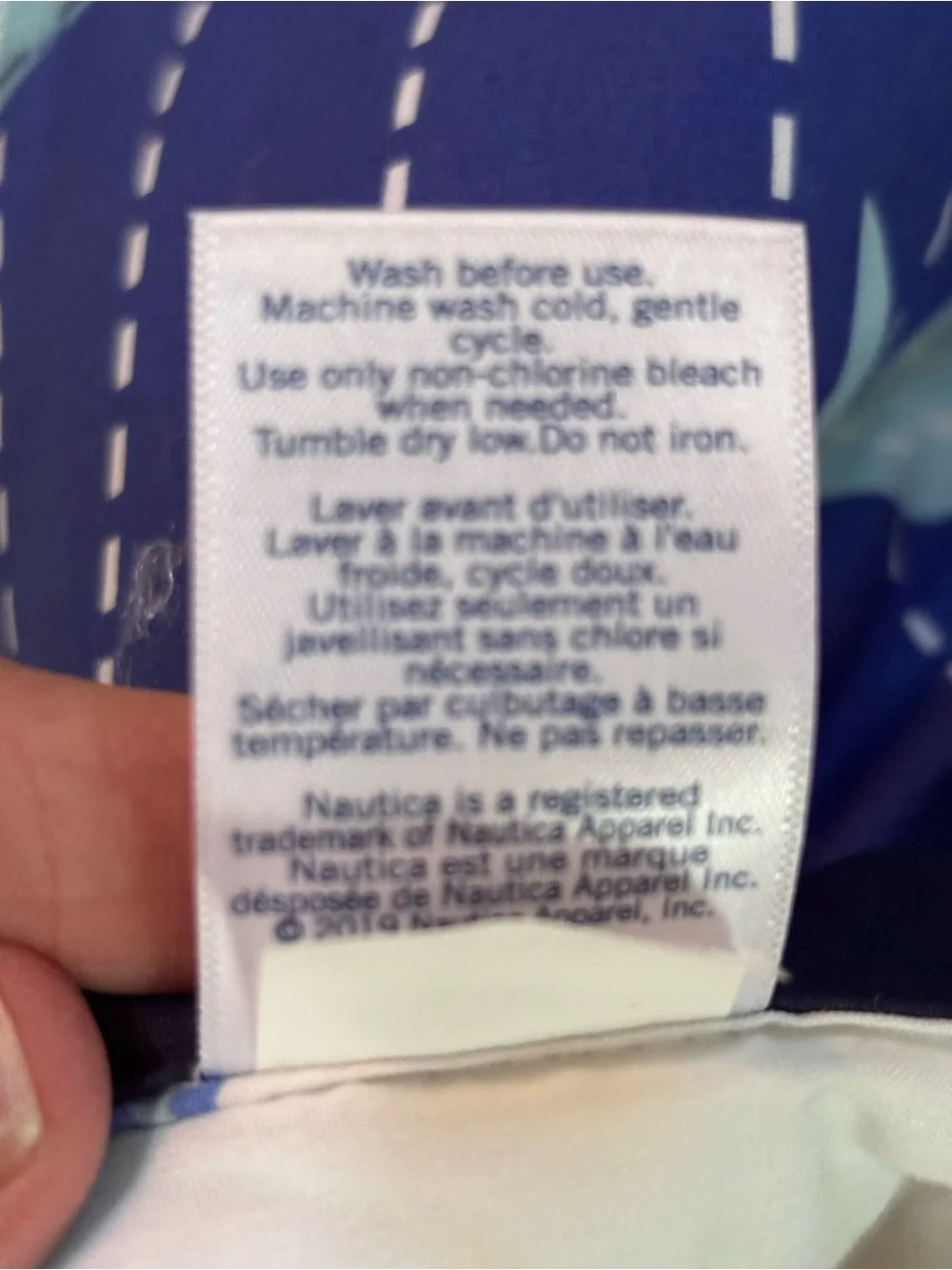 Nautica boy quilt